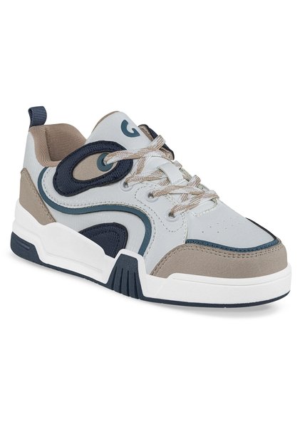 Tenis Urbanos Pivos Blanco-Beige Los Gomosos Para Niño
