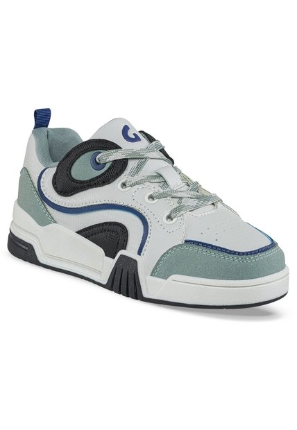 Tenis Urbanos Pivos Blanco-Verde Los Gomosos Para Niño