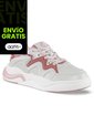 Tenis Casuales Nadopi Blanco-Rosa Los Gomosos Para Niña de Los Gomosos