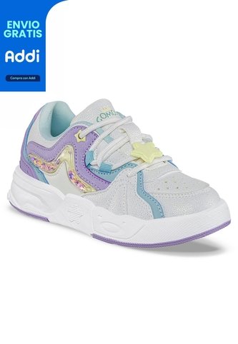 Tenis Urbanos Riboty Blanco-Azul Los Gomosos Para Niña Los Gomosos