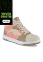 Tenis Urbanos Kuxoj Beige-Coral Los Gomosos Para Niña de Los Gomosos
