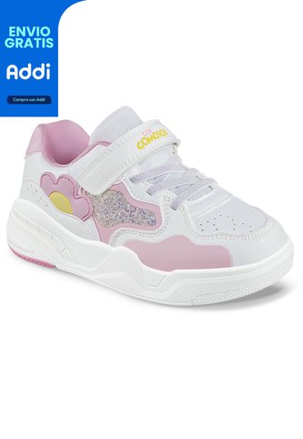Tenis Urbanos Reguw Beige-Rosa Los Gomosos Para Niña Los Gomosos
