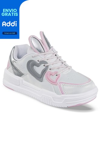 Tenis Urbanos Pixul Blanco Los Gomosos Para Niña Los Gomosos
