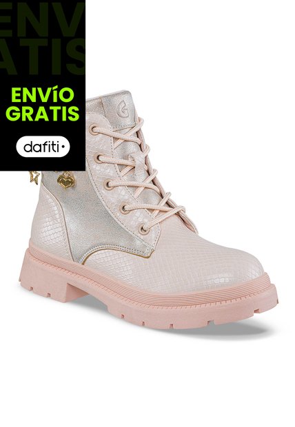 Botas Zikmo Rosa Para Niña Los Gomosos