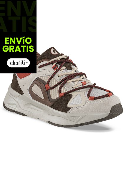 Tenis Urbanos Homis Beige Para Niño Los Gomosos