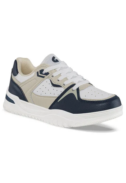 Tenis Urbanos Drooble Blanco-Beige Para Niño Los Gomosos