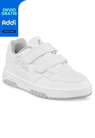 Tenis Colegio Morph V Blanco Los Gomosos Para Niño Y Niña Los Gomosos