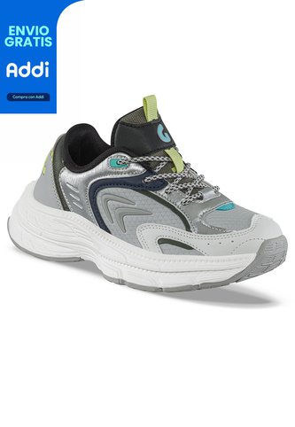 Tenis Urbanos Wenny Blanco-Negro Los Gomosos Para Niño Los Gomosos