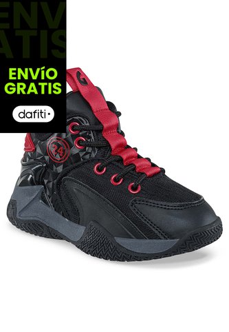 Tenis Loger Negro Para Niño Los Gomosos Los Gomosos