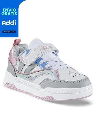 Tenis Casuales Okaran Gris Los Gomosos Para Niña Los Gomosos