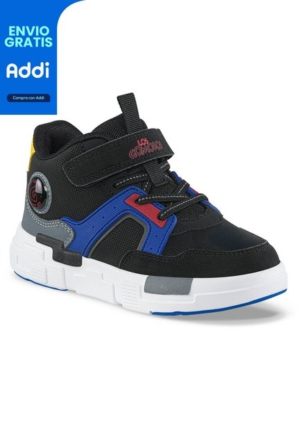 Tenis Urbanos Enory Negro Los Gomosos Para Niño