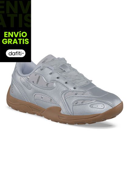 Tenis Urbanos Vemon Gris Los Gomosos Para Niña