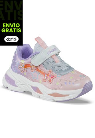Tenis Urbanos Bezof Coral-Mora Los Gomosos Para Niña Los Gomosos