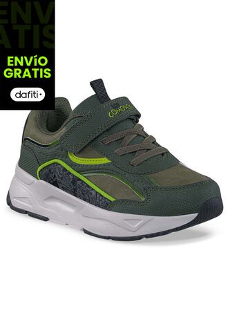Tenis Urbanos Kimon Verde Osc Los Gomosos Para Niño Los Gomosos