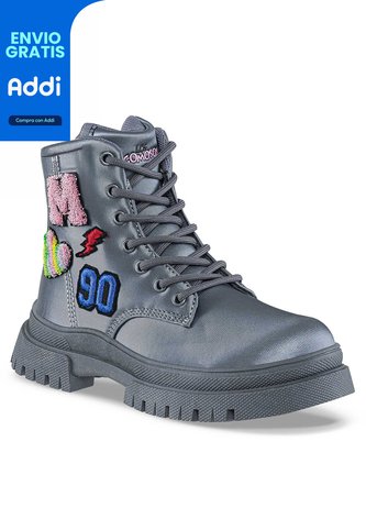 Botas Landery Gris Osc Los Gomosos Para Niña Los Gomosos