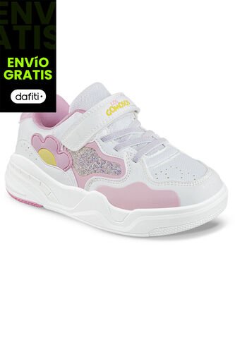 Tenis Urbanos Reguw Beige-Rosa Los Gomosos Para Niña Los Gomosos