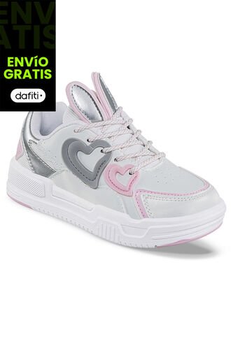 Tenis Urbanos Pixul Blanco Los Gomosos Para Niña Los Gomosos