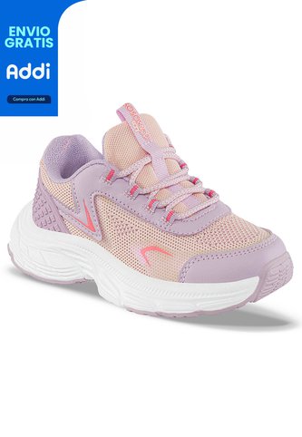 Tenis Urbanos Nekuro Beige-Rosa Los Gomosos Para Niña Los Gomosos