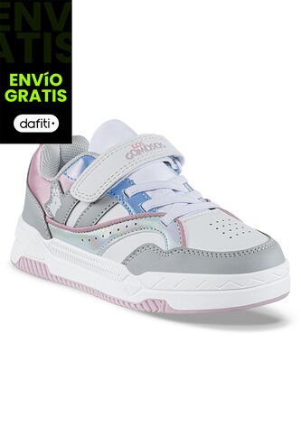 Tenis Casuales Okaran Gris Los Gomosos Para Niña Los Gomosos