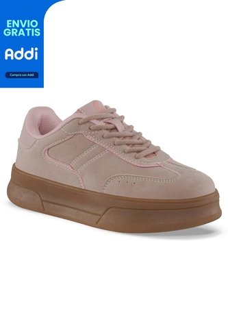 Tenis Casuales Merunit Rosa Los Gomosos Para Niña Los Gomosos