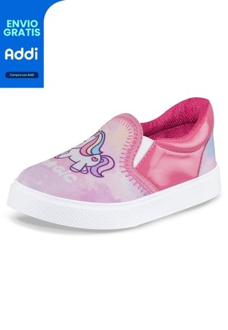 Tenis Casuales Ulia Fucsia Los Gomosos Para Niña Los Gomosos