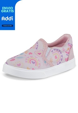 Tenis Casuales Kranis Rosa Los Gomosos Para Niña Los Gomosos