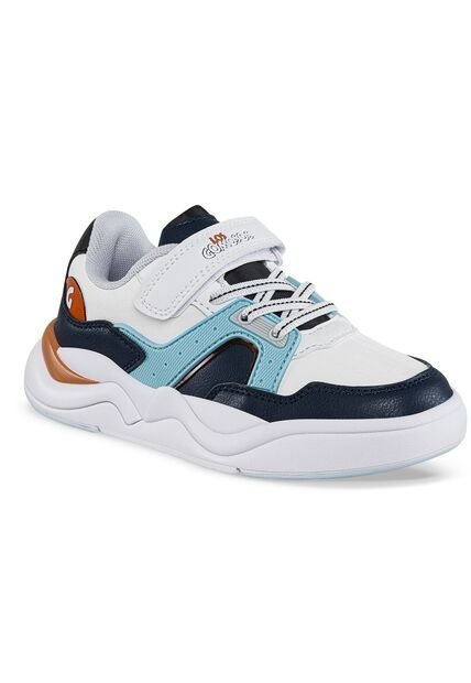 Tenis Casuales Tynar Blanco-Azul O Los Gomosos Para Niño