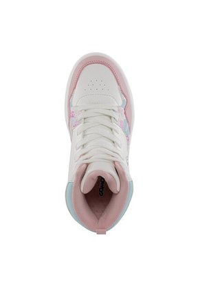 Tenis Urbanos Geximu Blanco-Rosa Los Gomosos Para Niña