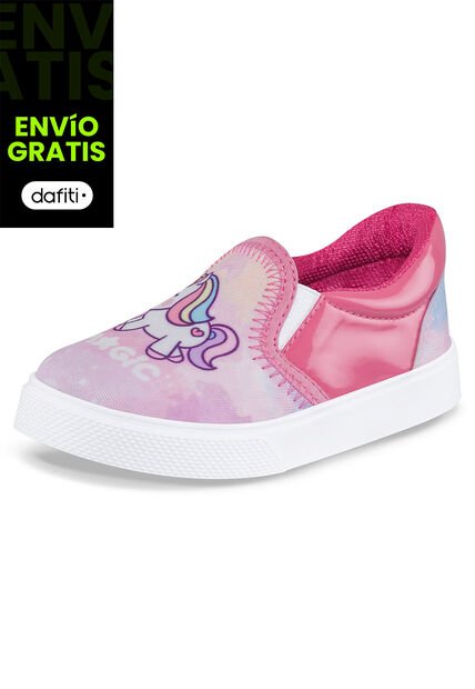 Tenis Casuales Ulia Fucsia Los Gomosos Para Niña