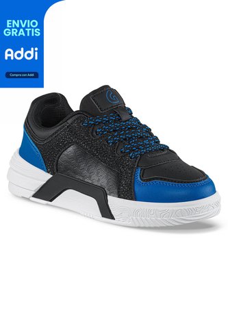 Tenis Urbanos Miro Negro-Azul Los Gomosos Para Niño Los Gomosos