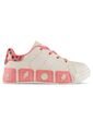 Tenis Casuales Ferinn Beige-Rosa Los Gomosos Para Niña de Los Gomosos