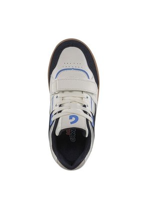 Tenis Casuales Elocar Blanco-Azul O Los Gomosos Para Niño