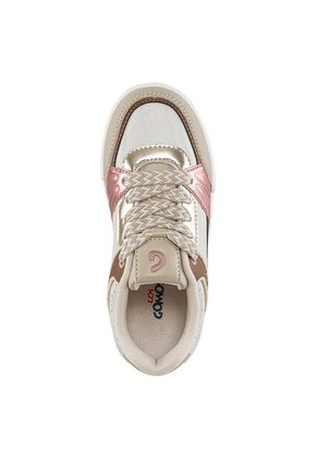 Tenis Casuales Matik Blanco-Beige Los Gomosos Para Niña