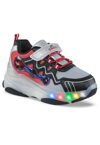 Tenis Patines Luces Morina Rojo Los Gomosos Para Niño Los Gomosos