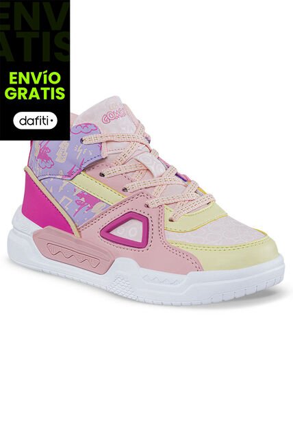 Tenis Urbanos Renyr Rosa Los Gomosos Para Niña