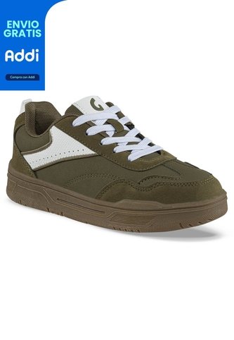 Tenis Casuales Oroz Verde Osc Los Gomosos Para Niño Los Gomosos