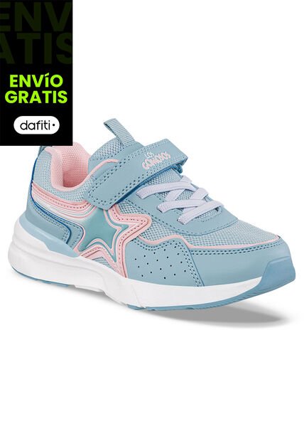 Tenis Urbanos Domer Azul Para Niña Los Gomosos