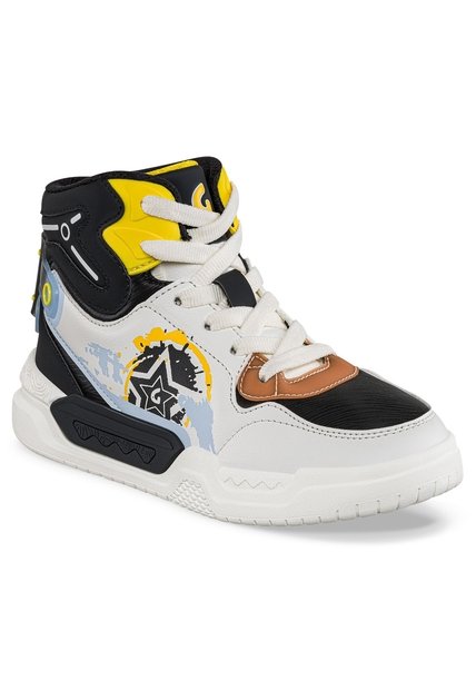Tenis Urbanos Pidar Blanco-Negro Los Gomosos Para Niño