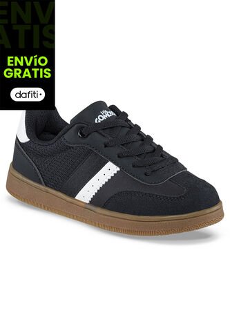 Tenis Urbanos Zibber Negro Para Niño Los Gomosos Los Gomosos