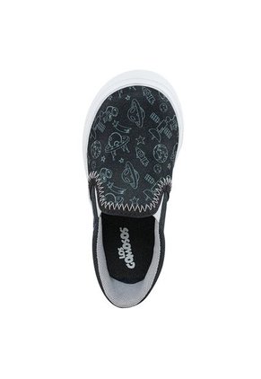 Tenis Casuales Ekel Negro Los Gomosos Para Niño