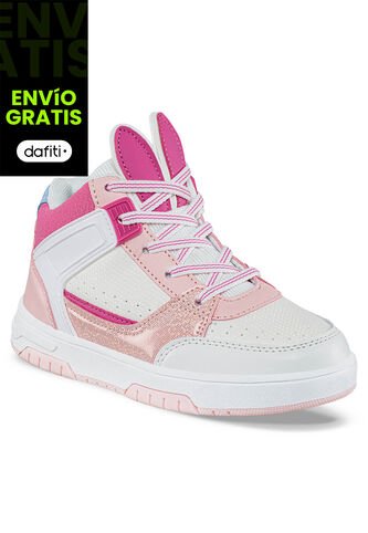 Tenis Urbanos Gury Blanco-Rosa Para Niña Los Gomosos Los Gomosos