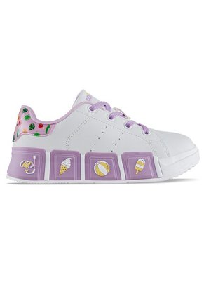 Tenis Casuales Ferinn Blanco-Lila Los Gomosos Para Niña