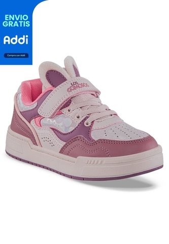 Tenis Casuales Mirez Rosa Los Gomosos Para Niña Los Gomosos