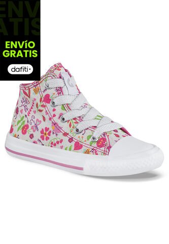 Tenis Takada Alto Fucsia Para Niña Los Gomosos Los Gomosos