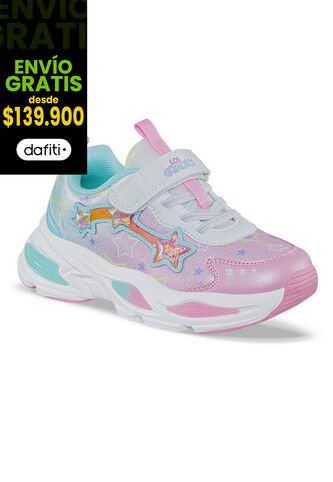 Tenis Urbanos Bezof Rosa-Agua Los Gomosos Para Niña Los Gomosos