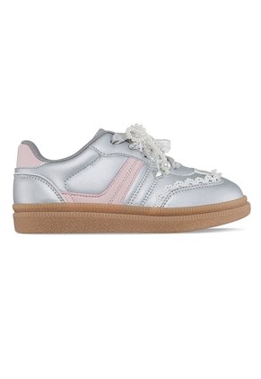 Tenis Casuales Tagal Plata-Rosa Los Gomosos Para Niña