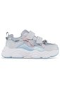 Tenis Urbanos Febar Blanco-Gris Los Gomosos Para Niña de Los Gomosos