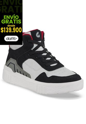 Tenis Urbanos Pibar Blanco-Negro Los Gomosos Para Niño Los Gomosos