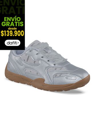 Tenis Urbanos Vemon Gris Los Gomosos Para Niña Los Gomosos