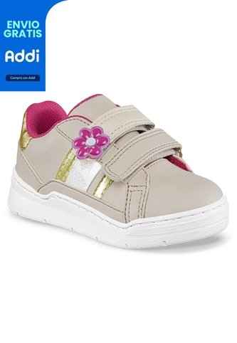 Tenis Casuales Zowie Beige Los Gomosos Para Niña Los Gomosos